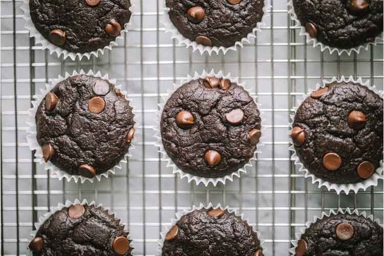 Black Bean Brownie Muffin