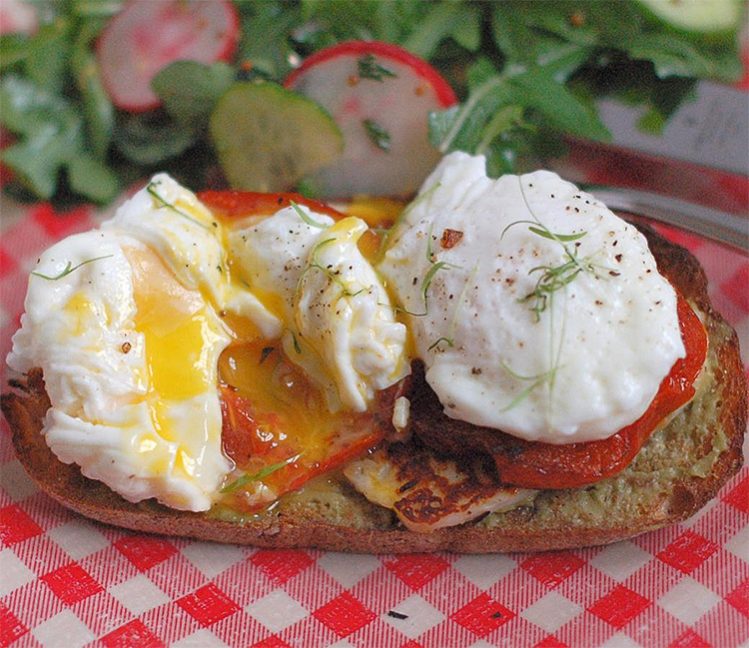 9. Mediterranean Style Egg and Cheese, high protein breakfast
